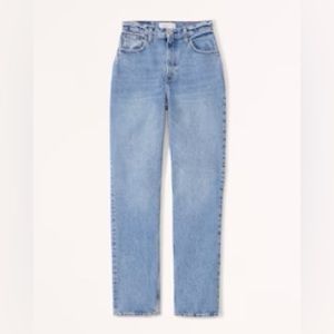 ABERCROMBIE & FITCH CURVE LOVE ULTRA HIGH RISE 90’S JEAN